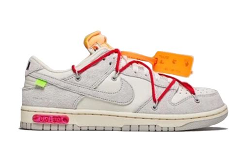 nike dunk off white lot 40